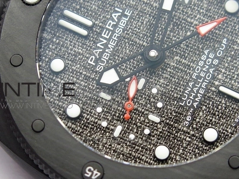PAM1039 Carbotech VSF 1:1 Best Edition Dark Grey Sail Dial on Rubber Strap P.9010 Clone